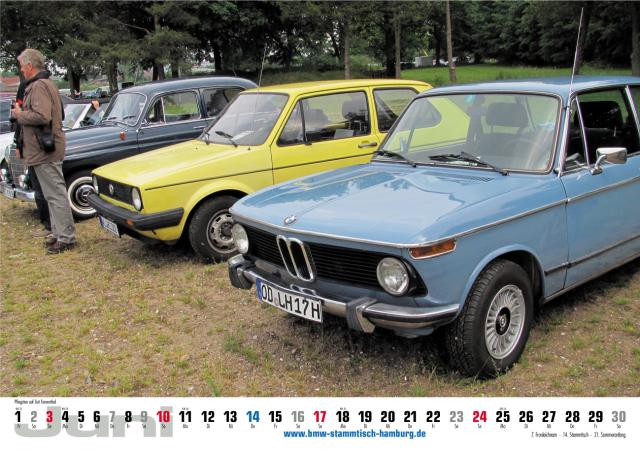 Bild: Kalender 2012 BMW-Veranstaltungen 